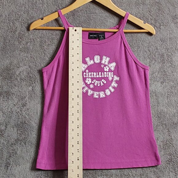 Vintage Xhilaration Pink Cheerleading Squad Tank Top Girl's Size 14/16 - Picture 5 of 5